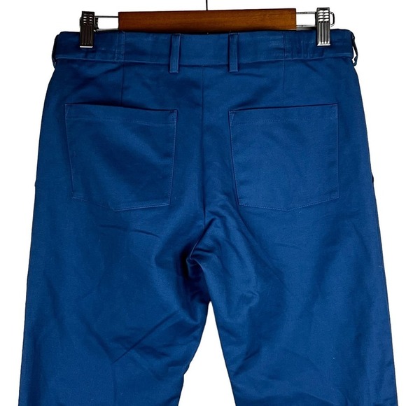 THE PHLUID PROJECT GENDER‎ INCLUSIVE CROSSOVER ANKLE PANT BLUE NWT SIZE SMALL - Picture 6 of 13